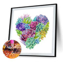 5D DIY Full Drill Diamond Painting Heart Cross Stitch Mosaic Kit Home Wall Ar