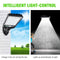 LED Solar Wall Light Outdoor Motion Sensor Lamp Garden Remote Lamp (18LED) Newly