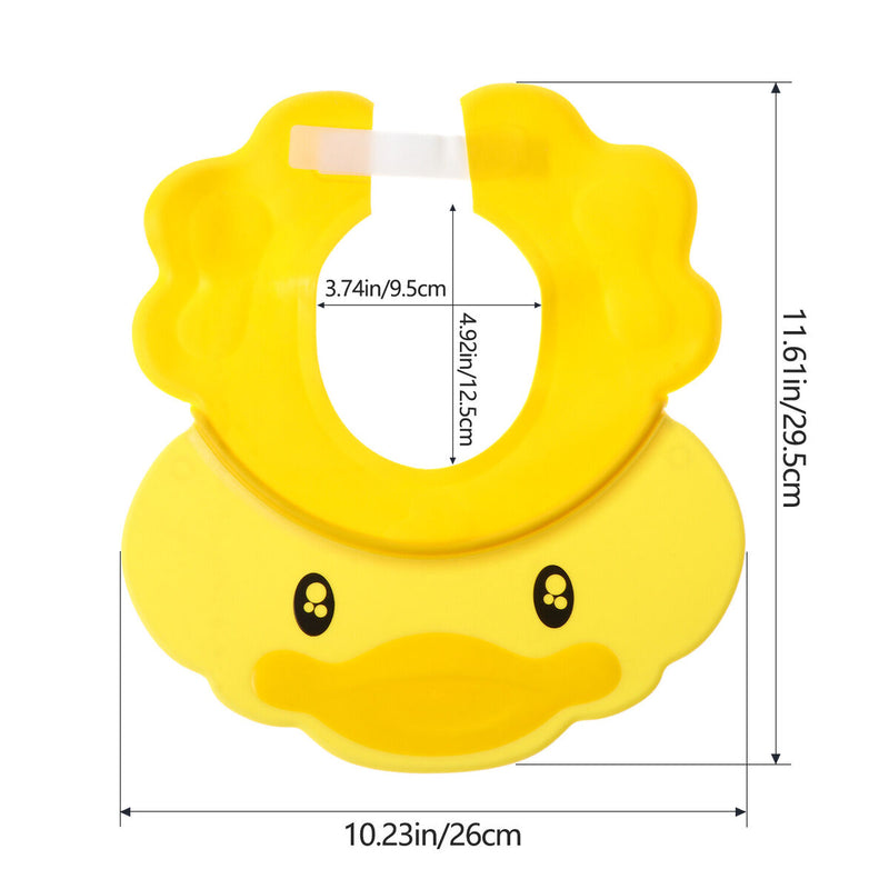 Waterproof Protect Eyes Ears Bath Visor Hat Baby Shower Cap Hair Wash Shield