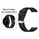 Silicone Smart Watch Strap Wrist Band for Amazfit GTR 2e/GTR 2 (Black) Newly