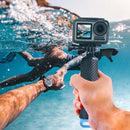 Waterproof Hand Grip Selfie Stick Handle for DJI Osmo Action Cam (Blue) Newly