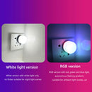 USB Plug Lamp Mobile Power Charging Small Round Night Light (White Light) Newly