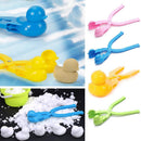 2pcs Cartoon Snowball Maker Clip Children Winter Outdoor Snow Mold (Yellow)