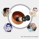Wooden Beard Foam Bowl Corrosion Resistant Rich Soap Bowl for Men Shaving Newly