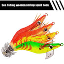 Squid Bait Shrimp Jig Hook Fishing Octopus Cuttlefish Artificial Lure B)