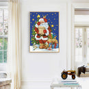 5D Diamond Painting Kit DIY Santa and Gifts Full Round Drill Mosaic Picture Arts