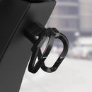 Motorcycle Luggage Helmet Hook Hanger Double Claw Bag Bottle Holder (Black)