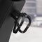 Motorcycle Luggage Helmet Hook Hanger Double Claw Bag Bottle Holder (Black)