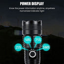 USB Rechargeable Powerful Torch LED Super Bright Zoom Flashlight Super Bright