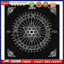 Decktop Tablecloth Crystal Pendulum Grid Divination Altar Alchemy Tarot Mat