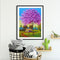 Hut under Tree Oil Paint By Numbers Kits Canvas Drawing DIY Coloring Picture Art