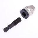 For 1/4" Keyless Drill Bit Chuck Hex Shank Adapter Converter 0.3mm-3mm Newly