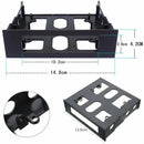 3.5" to 5.25" Drive Bay Computer PC Case Adapter Mounting Bracket USB Hub Floppy