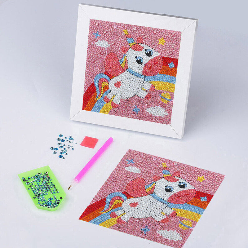 DIY Diamond Painting Full Round Crystal Drill Animal Decor for Kids (DX062)