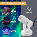 10pcs LED Lamp Disco Bar KTV Club Party Spot Stage Spotlight(Green)