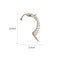 Zircon Exquisite Sparkling Ear Cuff Wing Earrings Stud Earrings Ear Wrap Dangle