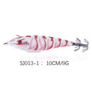 Luminous Squid Jig Hook Wood Shrimp Bait 9g Cuttlefish Sea Fishing Lure (2)