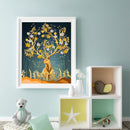 Golden Deer Oil Paint By Numbers Kit DIY Home Decoration Gift Wall Art Pictur