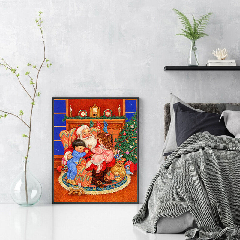 Santa Claus 40x50cm Oil Paint By Numbers Picture DIY