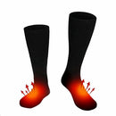 Sport Ski  Electric Heated Socks Foot Warmer Battery Power Thermal Cotton
