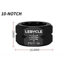 LEBYCLE Bicycle Pedal Disassembly Tool Self Locking Install Remover (Black)