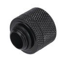 14mm G1/4 Acrylic Hard Tube Hand Twist 3 Laps for PC Computer (Black) Newly