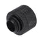 14mm G1/4 Acrylic Hard Tube Hand Twist 3 Laps for PC Computer (Black) Newly