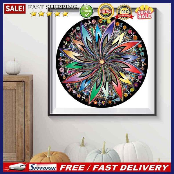5D DIY Diamond Painting Datura Kits Full Square Drill Wall Decor Rhinestone Art
