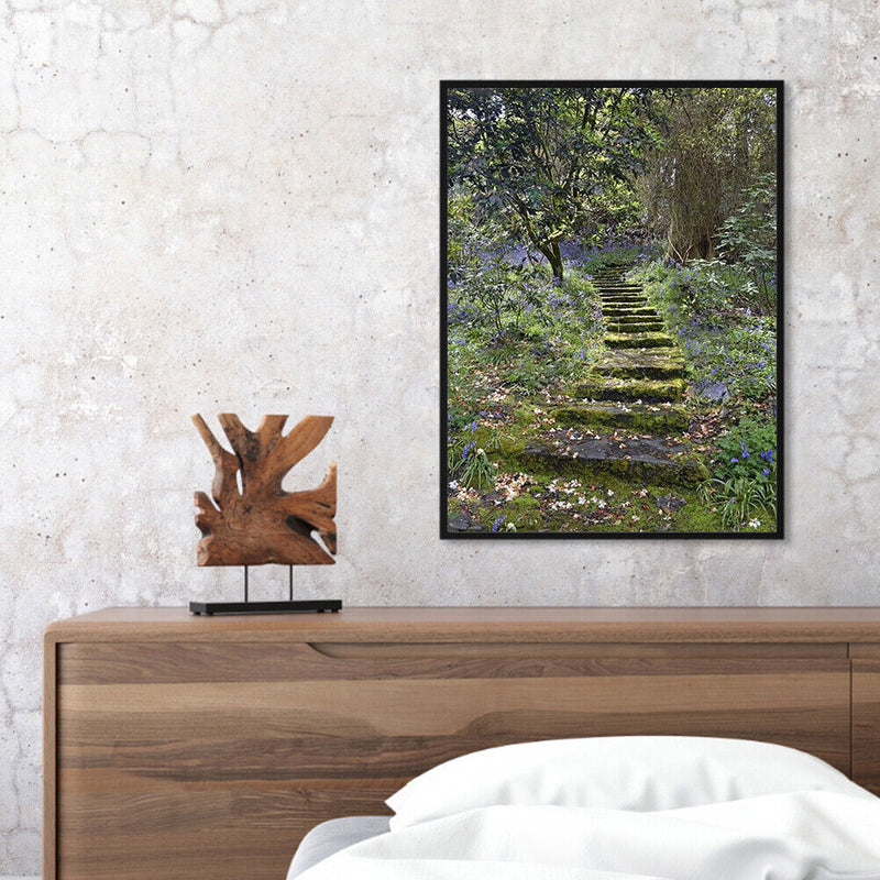 Forest Path Drawing Frameless DIY Oil Paint by Numbers Canvas Home Decor Newly
