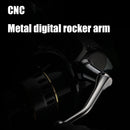 Long Cast Fishing Reel Metal Handle Spinning Gear Ratio: 5.2:1 Fish Wheel Tackle