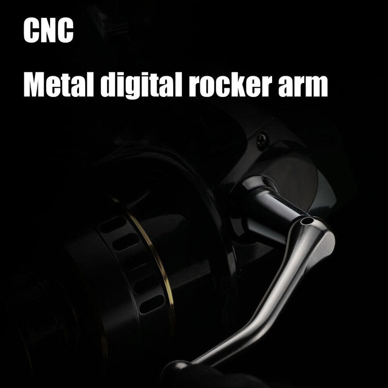 Long Cast Fishing Reel Metal Handle Spinning Gear Ratio: 5.2:1 Fish Wheel Tackle