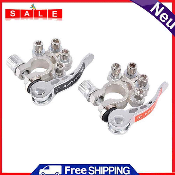 1 Pair Quick Disconnect Tool Battery Main Cable Post Terminal Shut-Off Connector