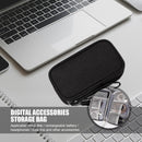 Digital Storage Bag Organizer Portable Data Cable Earphones Holder (Black) Newly