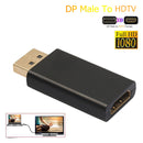 DP to HDMI DVI Adapter Display Port Adapter Support 1080P Video Audio Connector