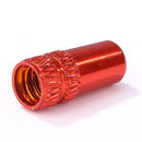 Aluminum Alloy Bicycle Tire Gas Nozzle Valve Cap Cycling Dust Cover (Red) Newly