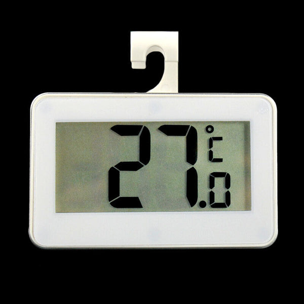 1Pcs LCD Digital Electronic Hook Hanging Thermometer For Indoor Fridge Freezer