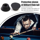 Rubber Pool Cue Tip 10pcs Snooker Billiard Cue Bottom Pole Tail Protector C