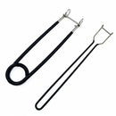 2pcs Stainless Steel Portable Fish Mole Opener + Fishing Hook Lock Remover Kit