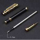 Luxury Writing Supplies Ballpoint Pen Metal Rollerball Pen Signature Black Ink
