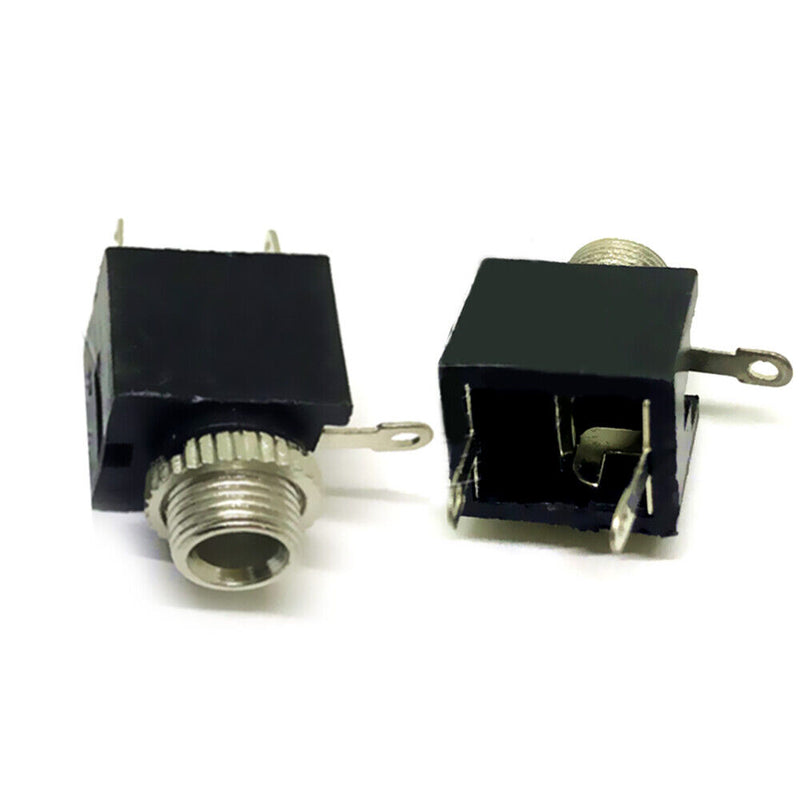 10Pcs 3.5mm Female Connector 3 Pin Headphone Jack Socket Mono Channel PJ-301M