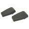 2pcs For Jeep Wrangler JK 2007-2017 Rear Window Hinge Cover Car Glass Cap Newly