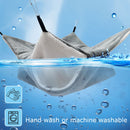 Small Animal Hammocks Warm Plush Bunkbed Pet Hideout Crystal (Grey M) Newly