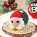 Home Ornaments Snowman Xmas Drop Christmas Wool Ball Felt Poke Hanging Pendant
