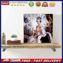5D DIY Diamond Painting Kits Full Round Drill British Woman Mosaic Picture Decor