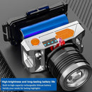 Bright USB Rechargeable LED Headlamp Fishing Light Sensor Headlight Head Torch