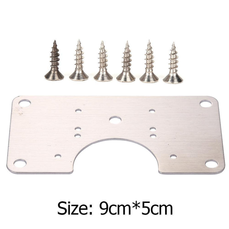 Stainless Steel Hinge Fixing Plate for Cabinet Door Repair Installer Kits