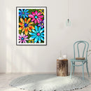 5D DIY Flowers Mosaic Full Round Diamond Drawing Handmade Rhinestone Craft Gifts