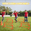 Foldable Removeable Football Barrier Frame Soccer Training Barrier (Orange)