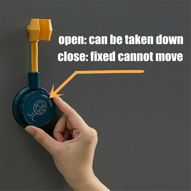 Shower Head Holder Rotatable Bracket Punch-Free Bathroom Shower Holder