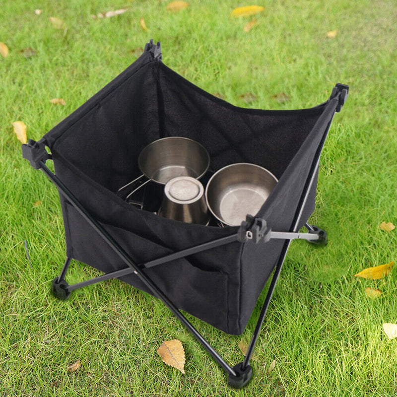 Outdoor Folding Table Storage Pouch Portable Basketball Hanging Camping Organizer